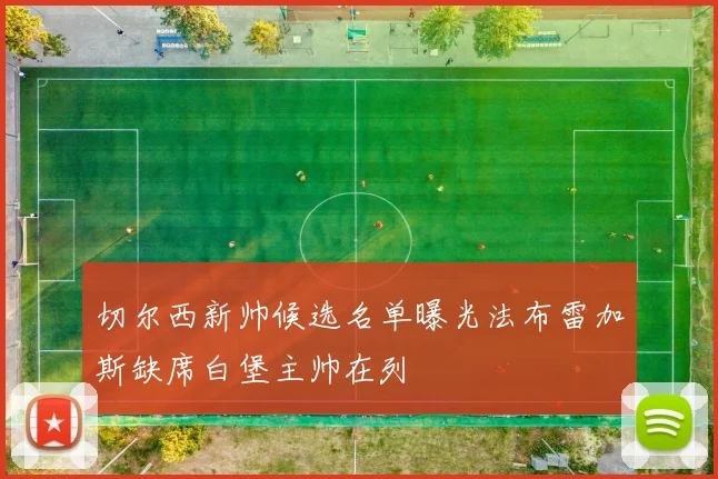 切尔西新帅候选名单曝光法布雷加斯缺席白堡主帅在列