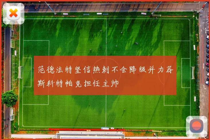 范德法特坚信热刺不会降级并力荐斯科特帕克担任主帅